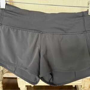 lululemon athletica Black Women's Running Shorts